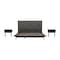 Armen Living Marquis 3 Piece King Size Platform Bed Frame Bedroom Set in Oak Wood with Faux Leather Headboard SETMUBDGRKG3A - alternate 1